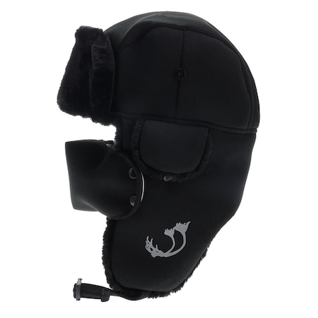 Trooper Hat With Face Mask Black